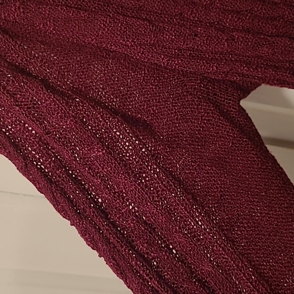 Torrid Long Purple Sweater Wrap - Picture 4 of 8